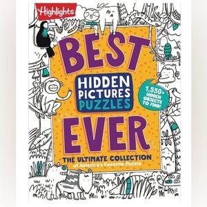 Highlights Best Hidden Pictures Puzzles EVER: 144-Page Puzzle Book NEW